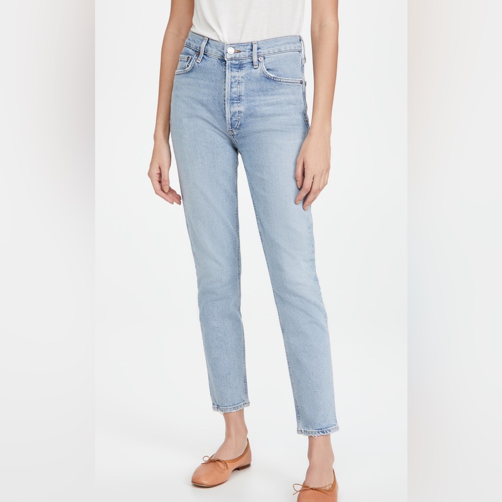 Agolde Nico Light Blue Jeans